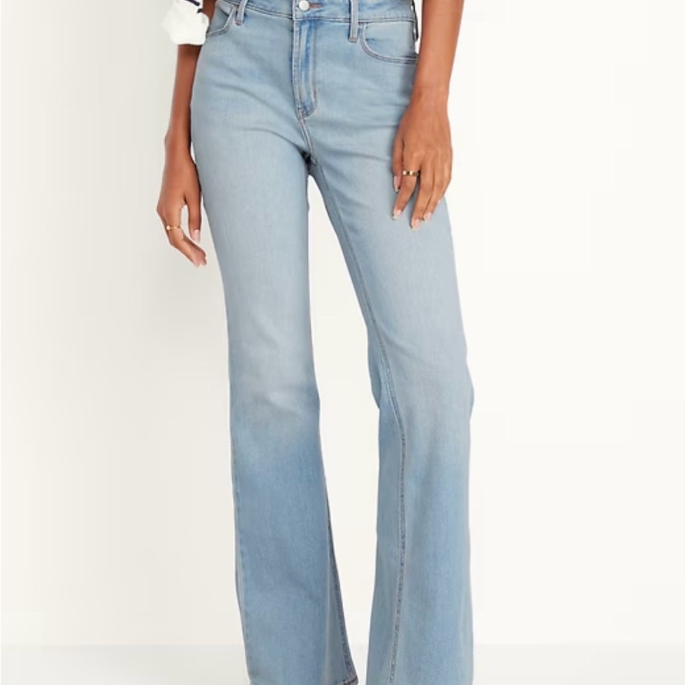 Old Navy Light Blue Flare Women's Jeans